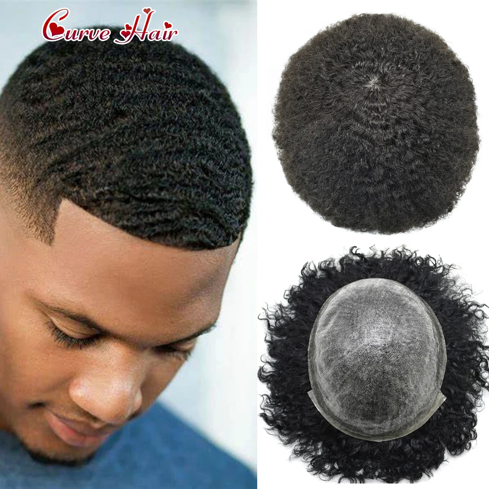 Afro Wave Toupee for Black Men Human Hair Capillary Prosthesis Kinky Curly All PU Injection Male Units Wigs for Black Man
Afro Wave Toupee for Black Men Human Hair Capillary Prosthesis Kinky Curly All PU Injection Male Units Wigs for Black Man
