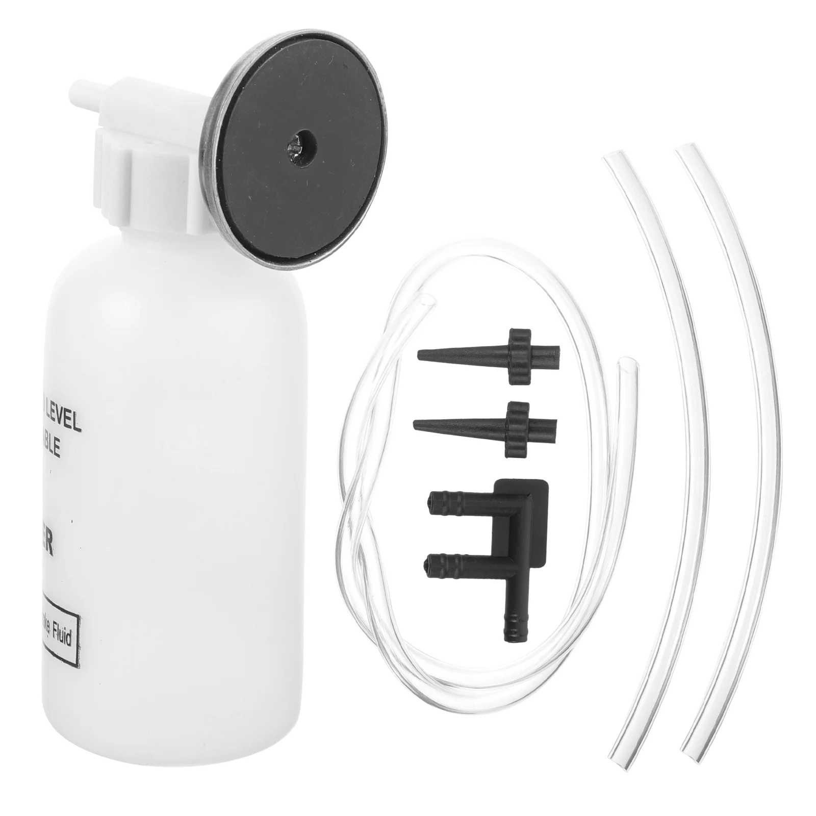 

Brake Bleeder Kit Car Fluid Changer 7psc Bleeding Tool Bottle and Tube Suite Automobile White