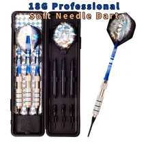 18G Professional Dart Training Soft Steel Needle Dart Aluminum Pole Anti Falling Durable Metal Benchmark Flight Standard Set
18G Professional Dart Training Soft Steel Needle Dart Aluminum Pole Anti Falling Durable Metal Benchmark Flight Standard Set