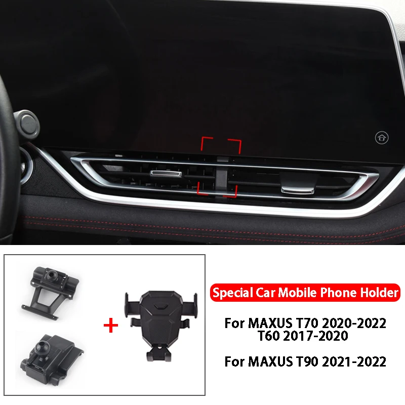 For MAXUS T70 T60 T90 2017-2022 Car Accessories Mobile Phone Holder Dashboard Air Vent Mount Bracket Stand Support Bracket
For MAXUS T70 T60 T90 2017-2022 Car Accessories Mobile Phone Holder Dashboard Air Vent Mount Bracket Stand Support Bracket