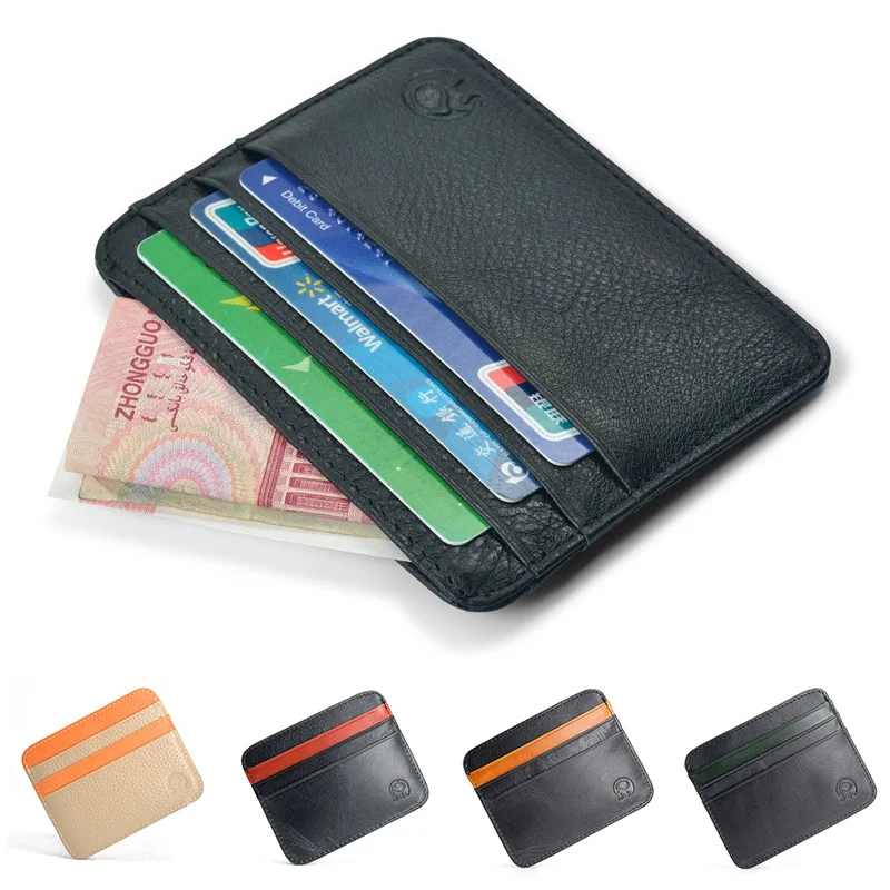 1pc Cowhide Leather ID Card Holder Bank Credit Card Organizer Multi Slot Slim Card Case Wallet Women Men Business Card Cover
1pc Cowhide Leather ID Card Holder Bank Credit Card Organizer Multi Slot Slim Card Case Wallet Women Men Business Card Cover