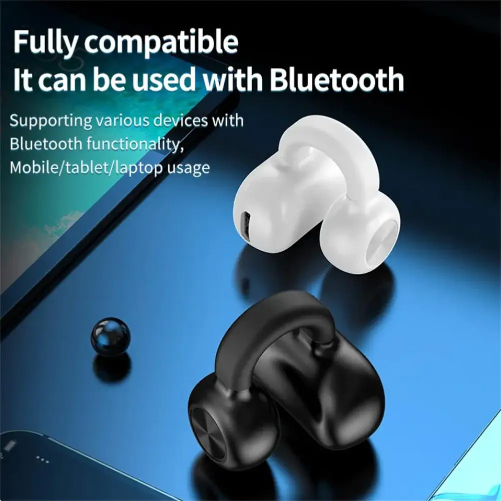 Z28 Wireless Ear Clip Bone Conduction Headphone Workout Cycling Running Earbud For Cell Phone PC Tablet Laptop Computer
Z28 Wireless Ear Clip Bone Conduction Headphone Workout Cycling Running Earbud For Cell Phone PC Tablet Laptop Computer