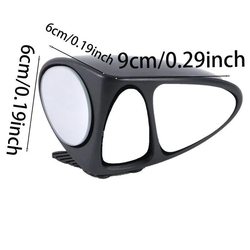 

Car Rearview Convex Reversing Mirrors Blind Spot Rear View Additional Auxiliary Reversing Parking Mirror 360 Degree Adjustable