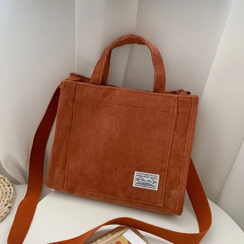 Corduroy Casual Women's Tote Shoulder Bag Retro Art Canvas Crossbody Bags for Women 2023 Cotton Zipper Handbags Luxury Designer
Corduroy Casual Women's Tote Shoulder Bag Retro Art Canvas Crossbody Bags for Women 2023 Cotton Zipper Handbags Luxury Designer