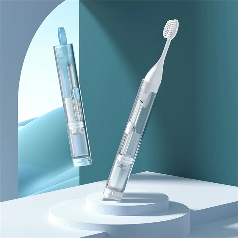 Travel Portable Folding Toothbrush Integrated Camping Hiking Outdoor Easy To Carry Plastic Toothbrush Toothpaste Storage Set
Travel Portable Folding Toothbrush Integrated Camping Hiking Outdoor Easy To Carry Plastic Toothbrush Toothpaste Storage Set