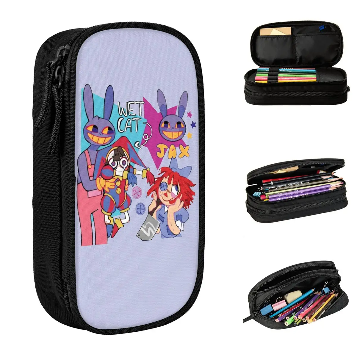 The Incredible Digital Circus TV Show Cute Pencil Case Fun Pen Box Bag Girl Boy Large Storage Office Cosmetic Pencil Box
The Incredible Digital Circus TV Show Cute Pencil Case Fun Pen Box Bag Girl Boy Large Storage Office Cosmetic Pencil Box