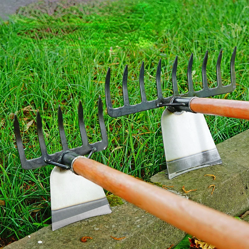 Weeding Rake Agricultural Tool Hoe Six Tooth Nail Rake for Plowing and Loosening Soil Steel Rake Agricultural Tools
Weeding Rake Agricultural Tool Hoe Six Tooth Nail Rake for Plowing and Loosening Soil Steel Rake Agricultural Tools