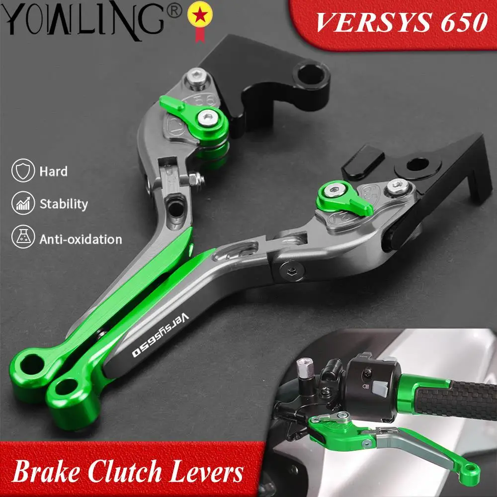 

CNC Motorcycle Adjustable Folding Extendable Brake Clutch Levers For KAWASAKI VERSYS650cc VERSYS650 VERSYS 650 cc 2006 2007 2008
