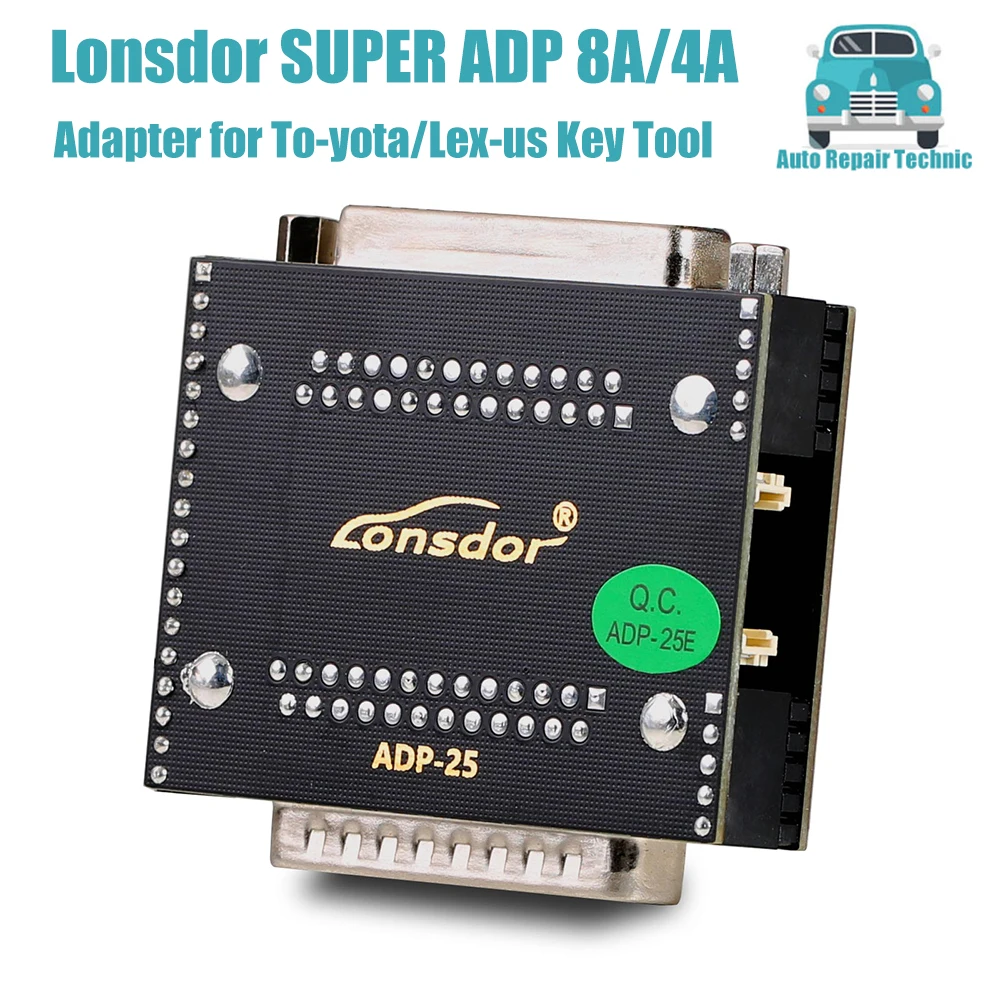 Lonsdor Super ADP 8A/4A Adapter for Toy-ota Le-xu-s Key Programming Tool Work With Lonsdor K518ISE K518S Auto Key Programmer
Lonsdor Super ADP 8A/4A Adapter for Toy-ota Le-xu-s Key Programming Tool Work With Lonsdor K518ISE K518S Auto Key Programmer