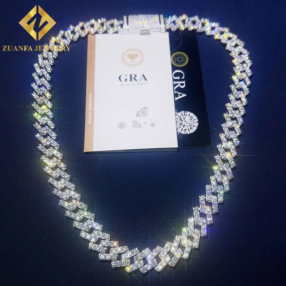 Silver Cuban Link Chain Zuanfa Jewelry Pass Diamond Tester Gra Vvs Moissanite Cuban Link Chain
Silver Cuban Link Chain Zuanfa Jewelry Pass Diamond Tester Gra Vvs Moissanite Cuban Link Chain