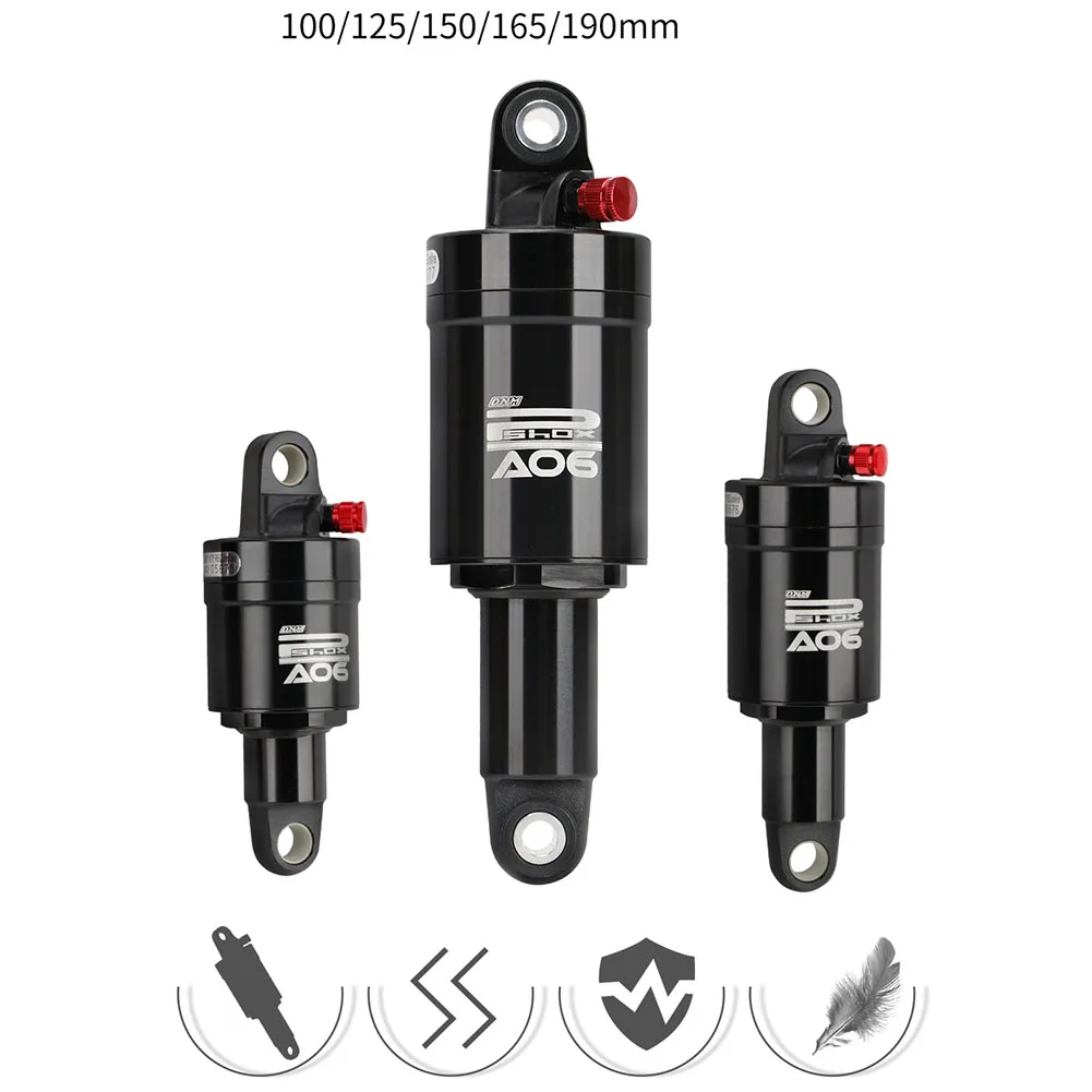 Rear Shock Mountain Bike Rear Shock Absorber 150MM 190MM 9/20/31/41/51 Mm Black With Shock Absorbers High Quality
Rear Shock Mountain Bike Rear Shock Absorber 150MM 190MM 9/20/31/41/51 Mm Black With Shock Absorbers High Quality