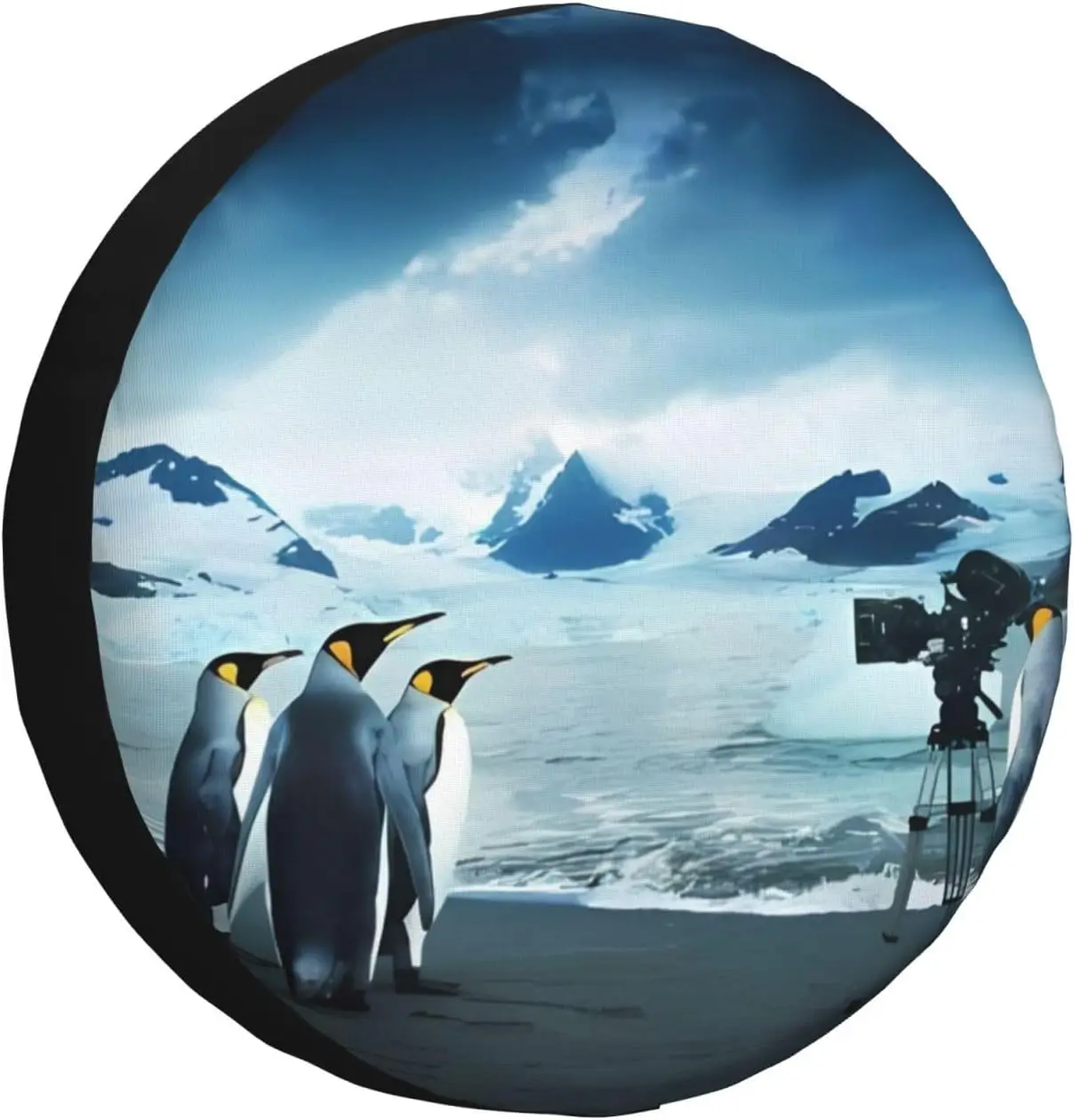Cute Penguins Taking Pictures Spare Tire Cover Weatherproof Dust-Proof Tire Covers Fit for RV Truck SUV Motorhome Travel
Cute Penguins Taking Pictures Spare Tire Cover Weatherproof Dust-Proof Tire Covers Fit for RV Truck SUV Motorhome Travel
