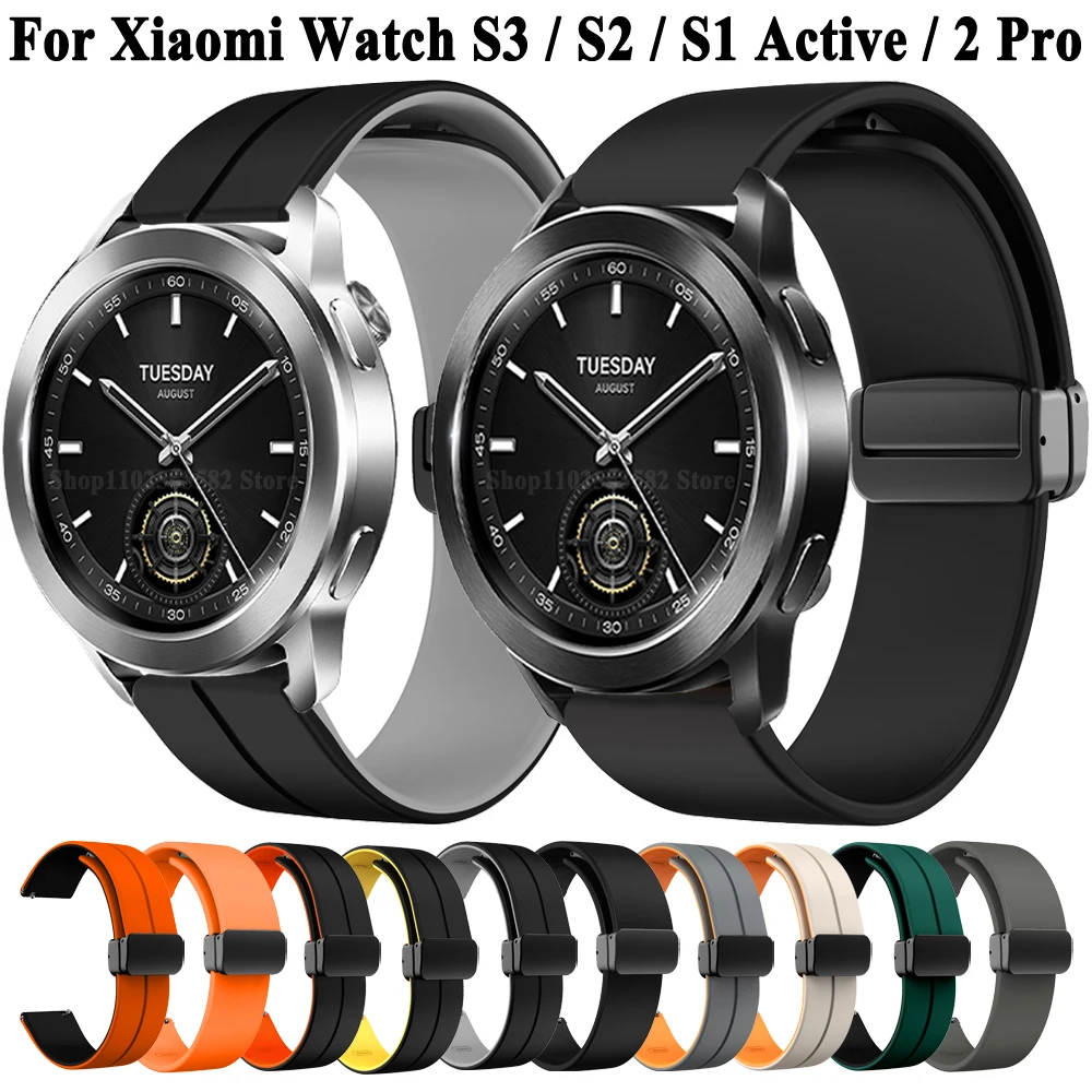 22mm Silicone Strap For Xiaomi Watch S3/S2/S1 Active/Pro Smartwatch Accessories Band Bracelet For Xiaomi Watch 2 Pro Wristband
22mm Silicone Strap For Xiaomi Watch S3/S2/S1 Active/Pro Smartwatch Accessories Band Bracelet For Xiaomi Watch 2 Pro Wristband