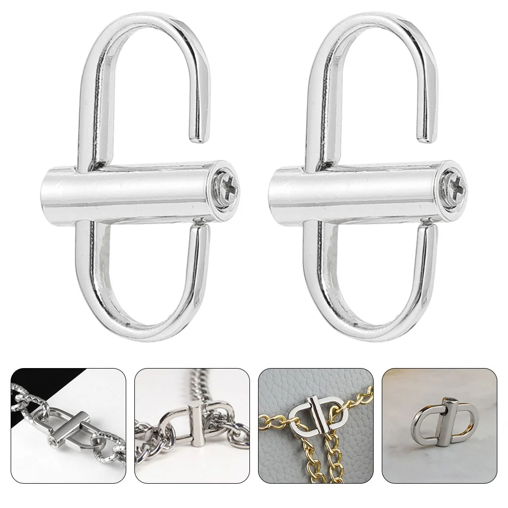 6 Pcs Chain Adjustment Buckle Bag Strap Accessories for Portable Shortening Buckles Steel Compact Belt Chains
6 Pcs Chain Adjustment Buckle Bag Strap Accessories for Portable Shortening Buckles Steel Compact Belt Chains