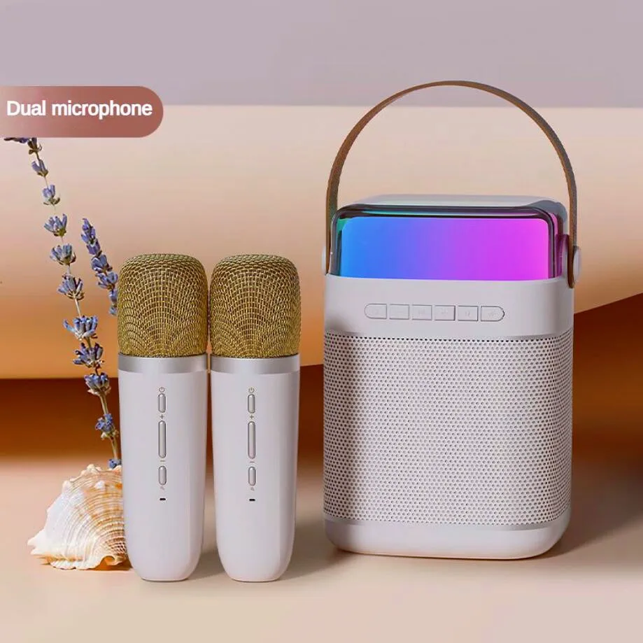 Home Theater Mini Karaoke Machine Subwoofer Portable Wireless Microphone Bluetooth Speakers For Family Ktv Singing Outdoor Party
Home Theater Mini Karaoke Machine Subwoofer Portable Wireless Microphone Bluetooth Speakers For Family Ktv Singing Outdoor Party