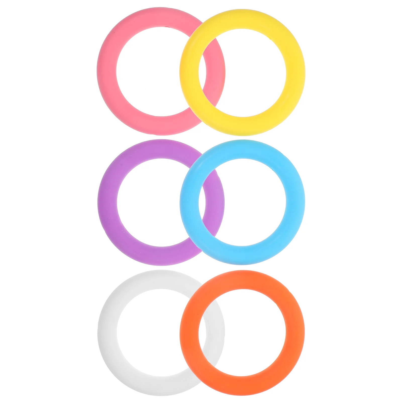 6pcs Silicone Circle for DIY Keychain Multi-Function Ring Colored Round Circle Silicone Hoop
6pcs Silicone Circle for DIY Keychain Multi-Function Ring Colored Round Circle Silicone Hoop