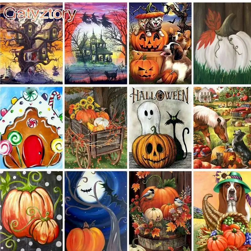 GATYZTORY 40x50cm Frame DIY Painting By Numbers For Handiwork Canvas Painting Dark Tree House Paintings Living Room Decoration
GATYZTORY 40x50cm Frame DIY Painting By Numbers For Handiwork Canvas Painting Dark Tree House Paintings Living Room Decoration