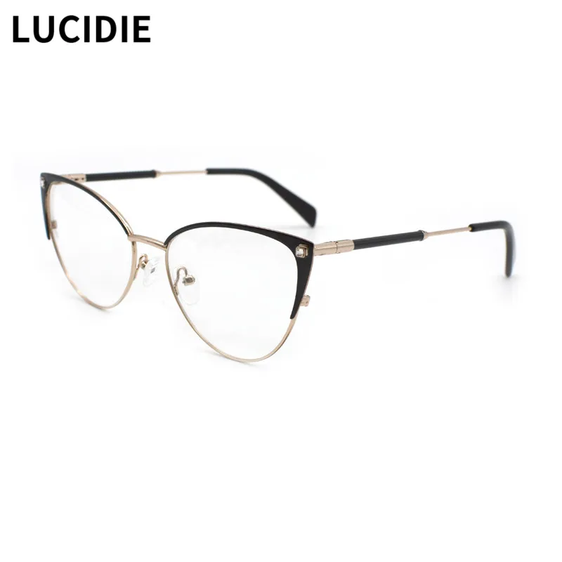 LUCIDIE Cat Eye Vintage Metal Glasses Women Brand Designer Optical Eyeglasses Frame Prescription Myopia Lady Eyewear MG3697
LUCIDIE Cat Eye Vintage Metal Glasses Women Brand Designer Optical Eyeglasses Frame Prescription Myopia Lady Eyewear MG3697