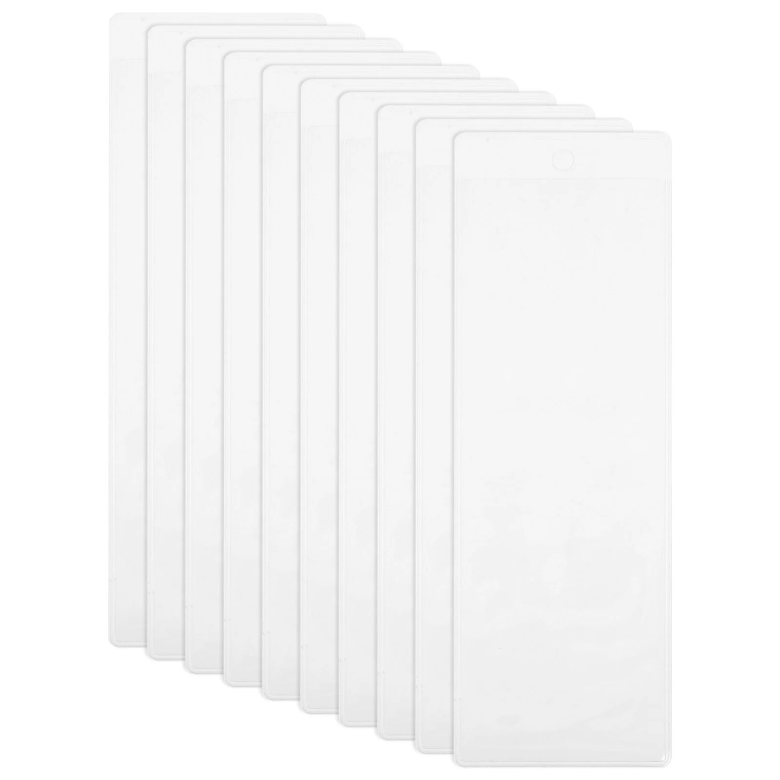 10 Pcs Transparent Bookmark Cover Clear Wrapping Accessory Protectors Blank Lightweight Display Packaging Supplies Pvc
10 Pcs Transparent Bookmark Cover Clear Wrapping Accessory Protectors Blank Lightweight Display Packaging Supplies Pvc