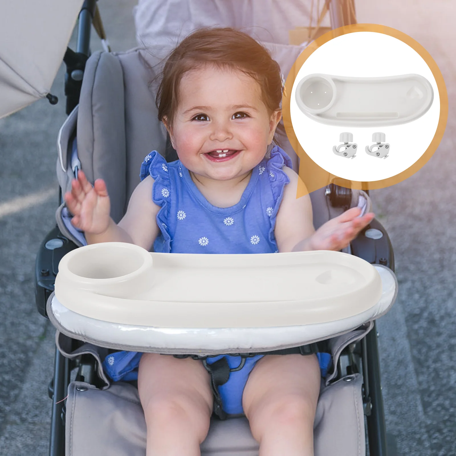 Stroller Tray With Cup Holder Universal Baby Stroller Food Tray Removable Stroller Dish
Stroller Tray With Cup Holder Universal Baby Stroller Food Tray Removable Stroller Dish