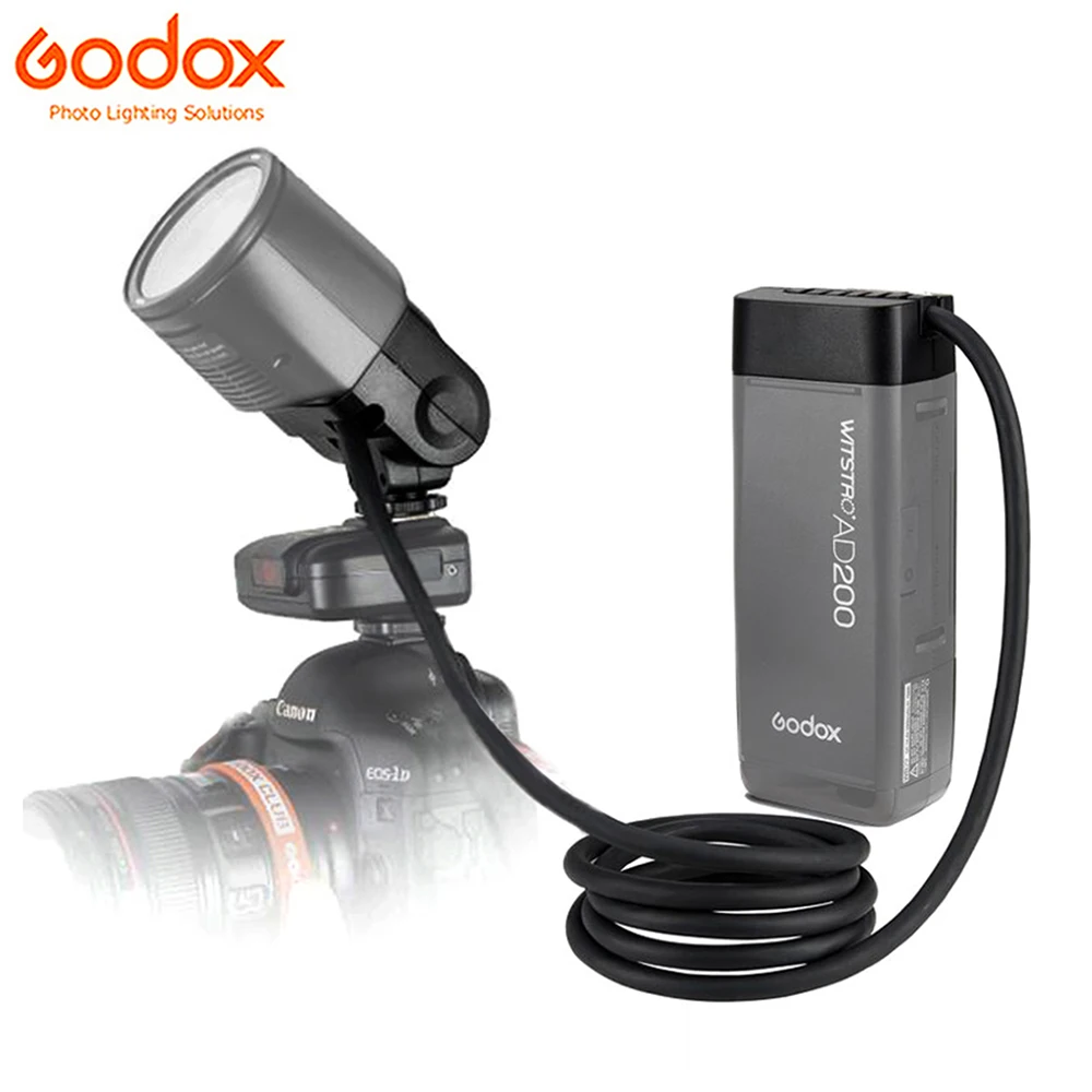 Godox EC200 Extension Head 1.85m Cable Hot Shoe Separation Flash Light Adapter for Godox AD200 AD200Pro Outdoor Pocket Speedlite
Godox EC200 Extension Head 1.85m Cable Hot Shoe Separation Flash Light Adapter for Godox AD200 AD200Pro Outdoor Pocket Speedlite