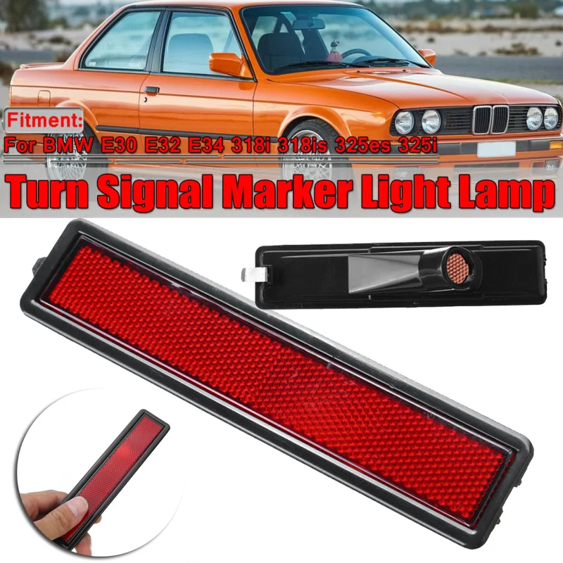 For BMW E30 E32 E34 3 Series L Or R Replacement Car Rear Bumper Side Marker Light Automobiles Accessories
For BMW E30 E32 E34 3 Series L Or R Replacement Car Rear Bumper Side Marker Light Automobiles Accessories