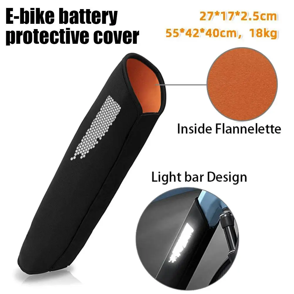 E-bike Battery Protective Cover Waterproof Dust-proof Cycling Reflective Bicycle 1pcs Frame Accessories Protective Cover Ca F6S6
E-bike Battery Protective Cover Waterproof Dust-proof Cycling Reflective Bicycle 1pcs Frame Accessories Protective Cover Ca F6S6