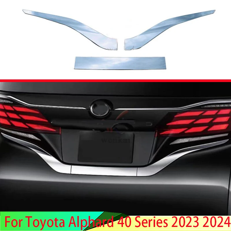 Для Toyota Alphard Vellfire 40 серия 2023 2024 ABS хромированный задний фонарь лампа полоса крышка отделка внешний декор Refit
Для Toyota Alphard Vellfire 40 серия 2023 2024 ABS хромированный задний фонарь лампа полоса крышка отделка внешний декор Refit