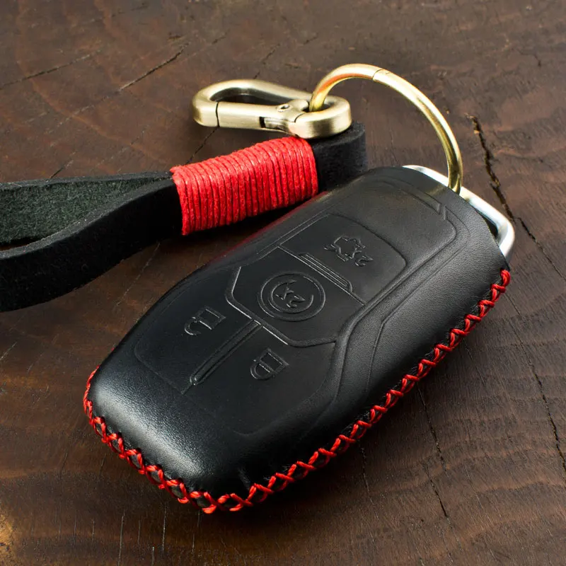 1 PCS Genuine Leather Key Cover Araba Aksesuar Key Case For Ford Explorer Taurus Mondeo Keyless Entry Car Accessories
1 PCS Genuine Leather Key Cover Araba Aksesuar Key Case For Ford Explorer Taurus Mondeo Keyless Entry Car Accessories