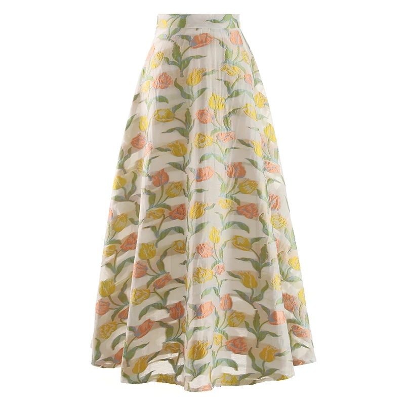 Women's Runway Fashion Spring Summer Vintage Flower Skirt Female Autumn Winter High Waist Basic A-Line Skirt TB1148
Women's Runway Fashion Spring Summer Vintage Flower Skirt Female Autumn Winter High Waist Basic A-Line Skirt TB1148