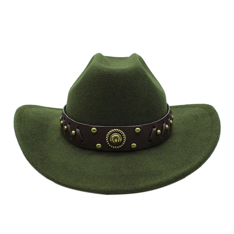Stylish Vintage Western Cowboy Hat with Pentagram Roll Edge for Men and Women - Perfect for Halloween Prom and Cosplay Events
Stylish Vintage Western Cowboy Hat with Pentagram Roll Edge for Men and Women - Perfect for Halloween Prom and Cosplay Events