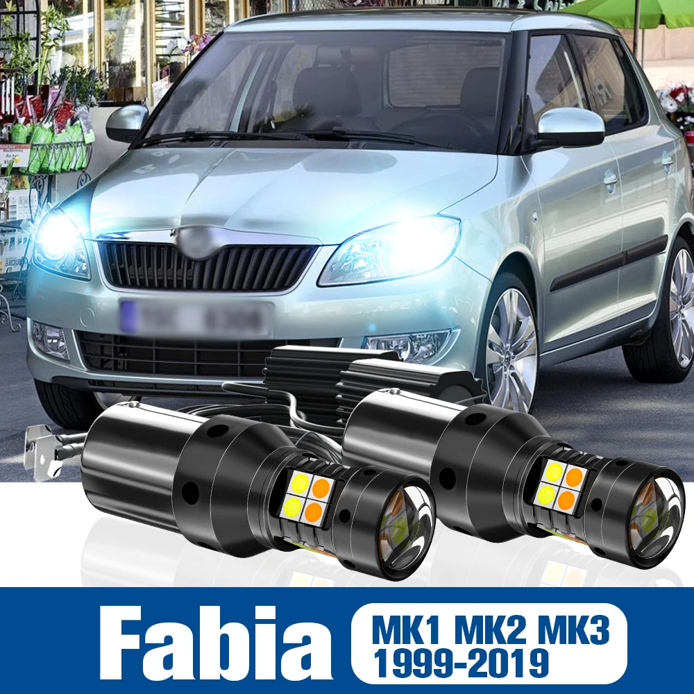 2pcs LED Dual Mode Turn Signal+Daytime Running Light DRL Accessories Canbus For Skoda Fabia 1 2 3 MK1 MK2 1999-2019 2007 2008
2pcs LED Dual Mode Turn Signal+Daytime Running Light DRL Accessories Canbus For Skoda Fabia 1 2 3 MK1 MK2 1999-2019 2007 2008