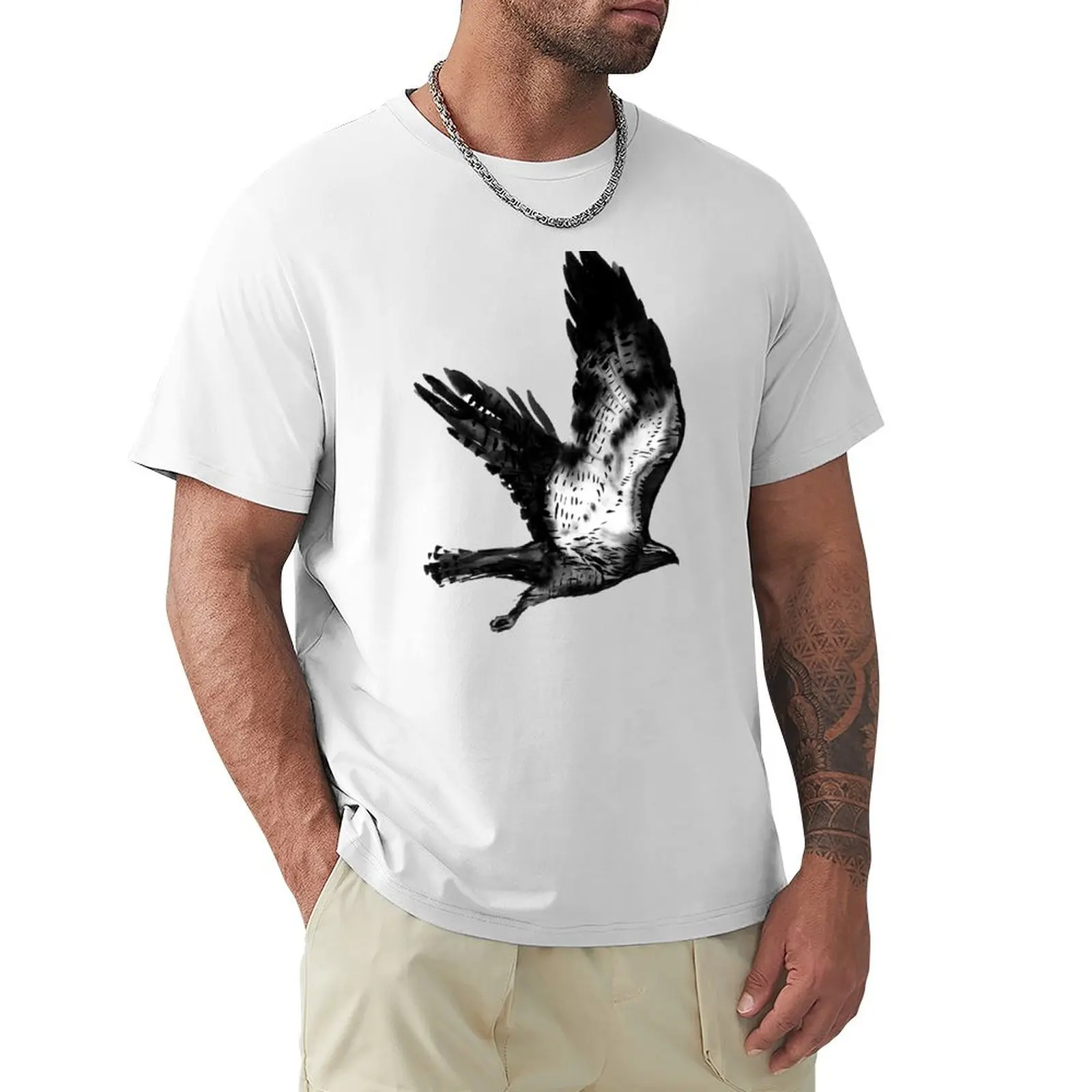 Футболка Inky Flying Black Hawk, блузка, винтажные футболки на заказ для мужчин с графическим рисунком
Футболка Inky Flying Black Hawk, блузка, винтажные футболки на заказ для мужчин с графическим рисунком