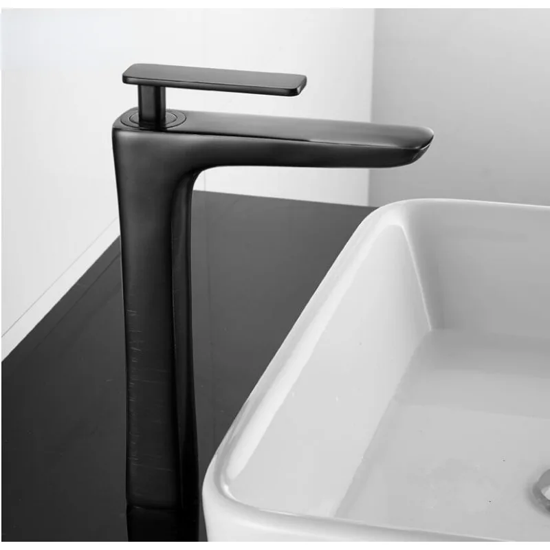 

Basin Faucet Black/White Basin Mixer Brass Crane Bathroom Faucets Hot and Cold Water Mixer Tap Contemporary Mixer Tap Torneira