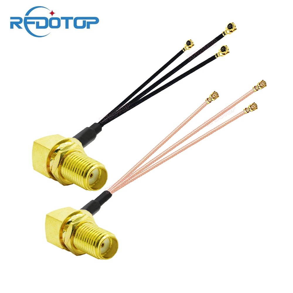 1PCS SMA to IPEX Splitter Cable Right Angle 90° SMA Female to 3x IPX IPEX1 U.fl Female RF1.13 / RG178 Pigtail Extension Jumper
1PCS SMA to IPEX Splitter Cable Right Angle 90° SMA Female to 3x IPX IPEX1 U.fl Female RF1.13 / RG178 Pigtail Extension Jumper