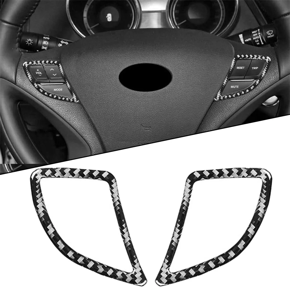 Stylish Carbon Fiber Steering Wheel Switch Cover Trim Compatible with For Hyundai Sonata 2011 2014 Elegant and Functional
Stylish Carbon Fiber Steering Wheel Switch Cover Trim Compatible with For Hyundai Sonata 2011 2014 Elegant and Functional