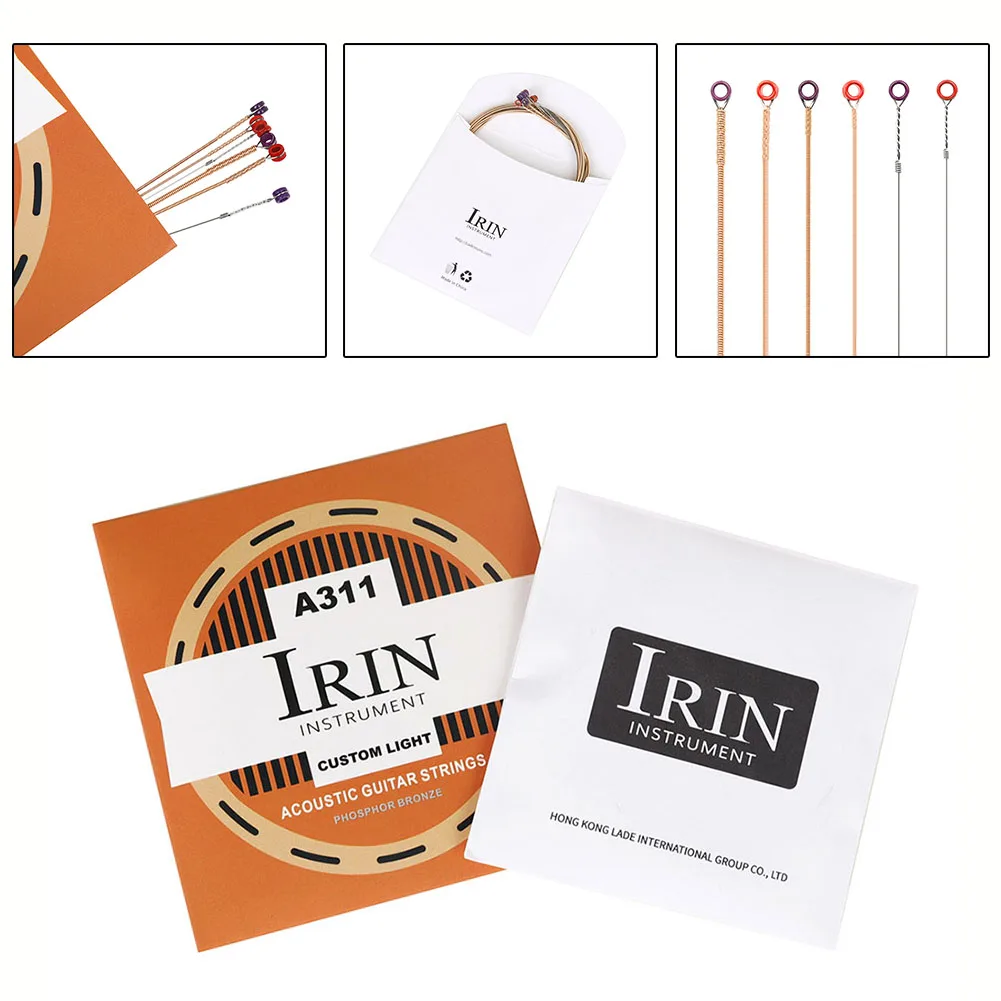 6pcs/Set Universal Guitar Strings For Acoustic Folk Guitar Professional Premium Guitar Strings Replacement Guitars Accessories
6pcs/Set Universal Guitar Strings For Acoustic Folk Guitar Professional Premium Guitar Strings Replacement Guitars Accessories
