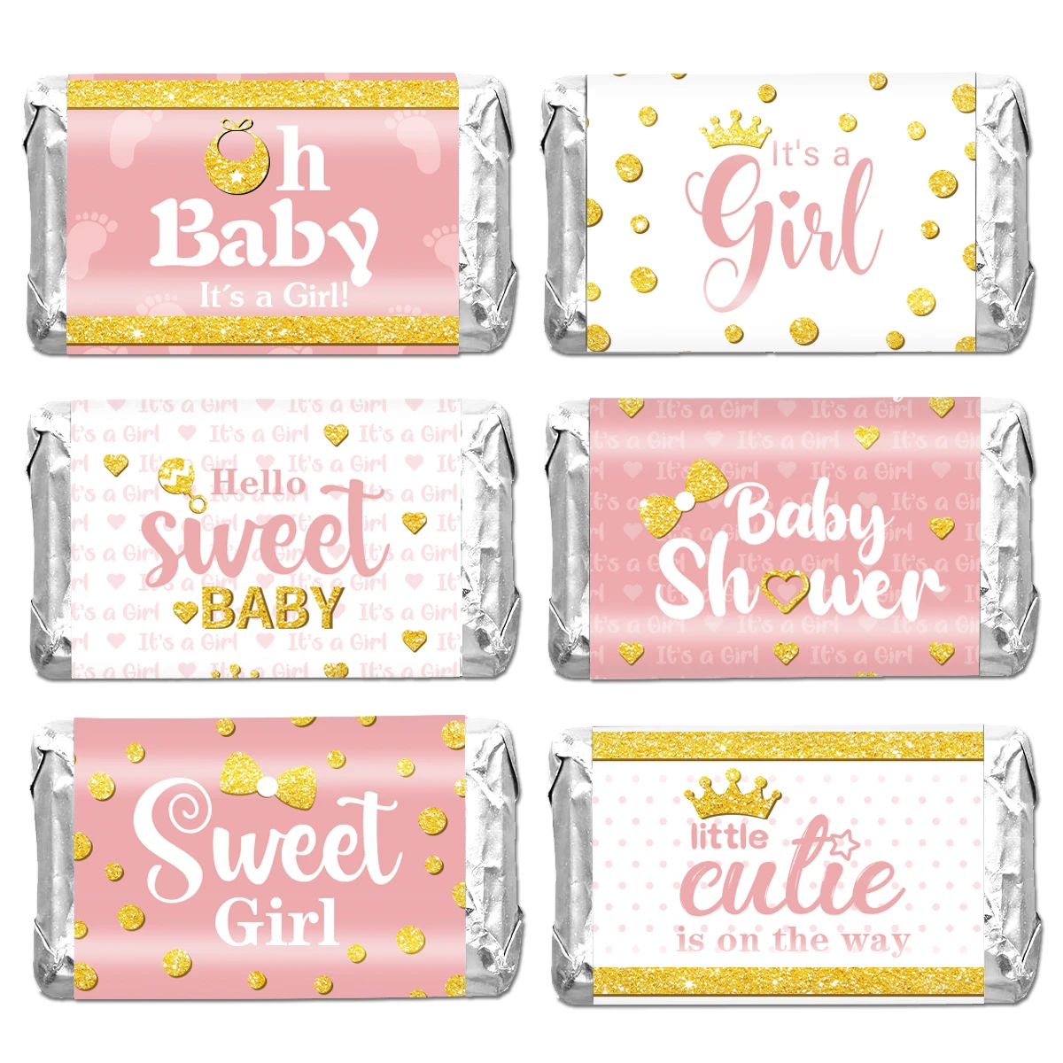 5 Sheets Baby Shower Candy Wrappers,Mini Chocolate Wrapping Paper,Candy Biscuit Decal Sticker,Boys Girls Birthday Decor Sticker
5 Sheets Baby Shower Candy Wrappers,Mini Chocolate Wrapping Paper,Candy Biscuit Decal Sticker,Boys Girls Birthday Decor Sticker