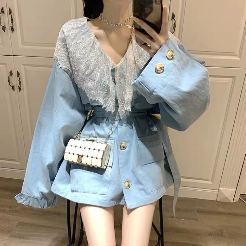 2022 Spring New Style Fried Street Coat Senior Playful Literary Women's Coat Woman Jacket
2022 Spring New Style Fried Street Coat Senior Playful Literary Women's Coat Woman Jacket
