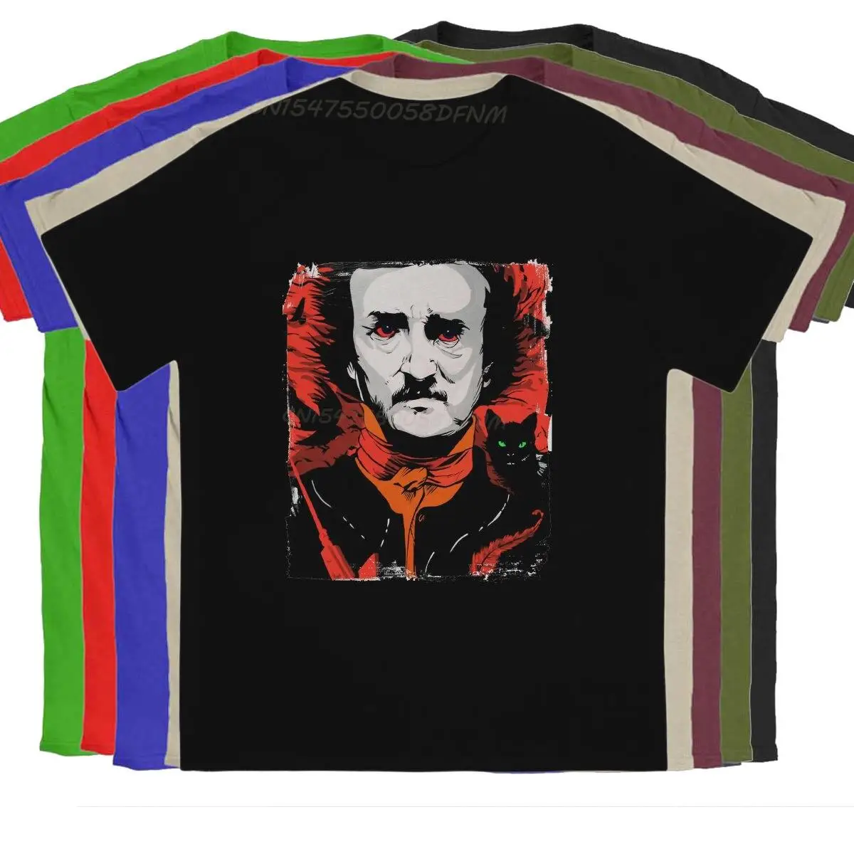 Male Poe Unique T Shirt Men Horror Tale Anime T-shirts Unisex Adult Newest Smooth Cotton T-shirt For Man Women
Male Poe Unique T Shirt Men Horror Tale Anime T-shirts Unisex Adult Newest Smooth Cotton T-shirt For Man Women