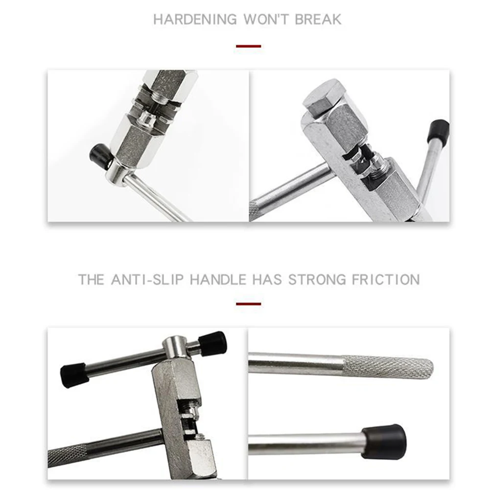 Chain Breaker Repair Removal Bike Chain Splitter 79*50*14mm Bike Repair Tool Chain Tool Silver Universal New For Bicycle
Chain Breaker Repair Removal Bike Chain Splitter 79*50*14mm Bike Repair Tool Chain Tool Silver Universal New For Bicycle