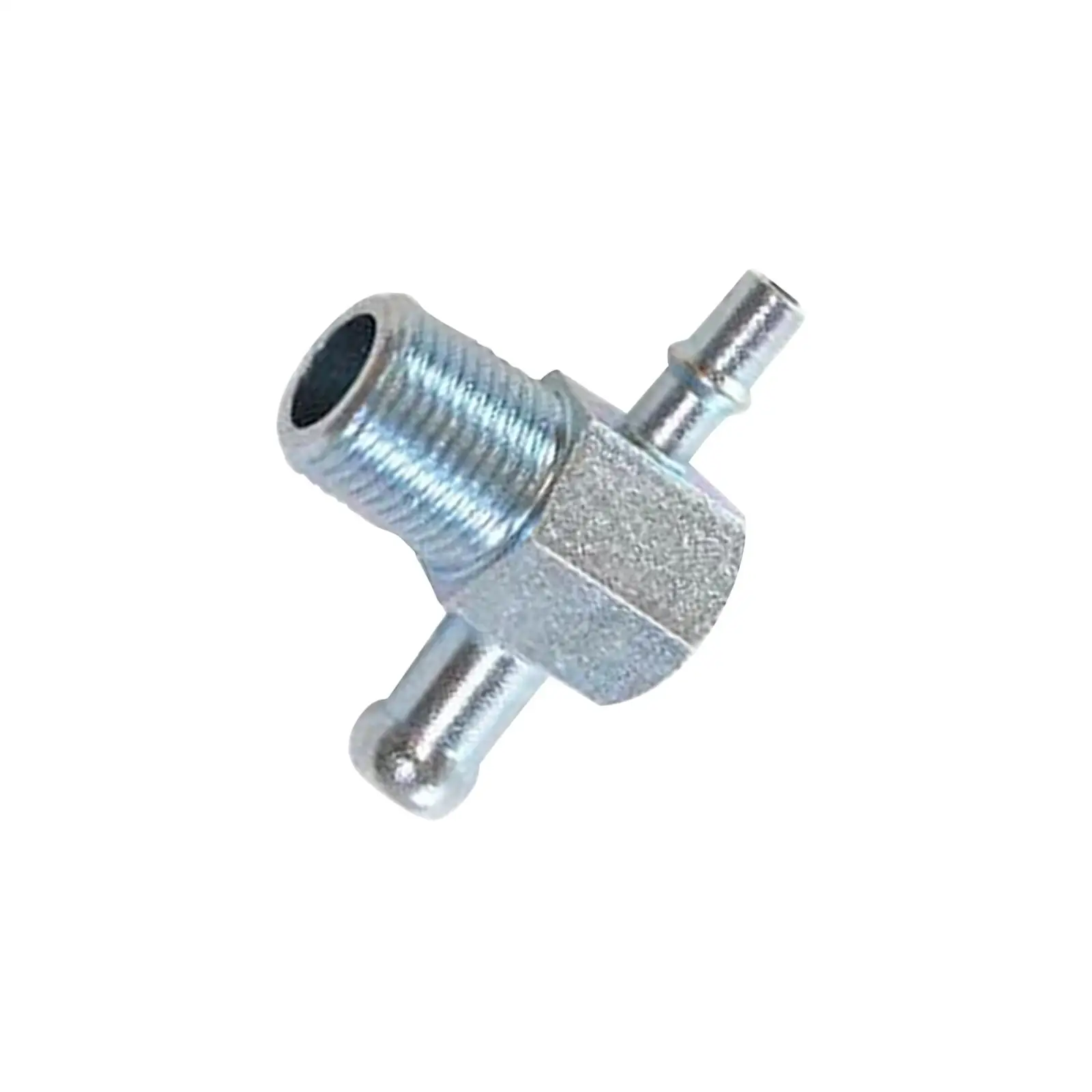 

Intake Manifold Vacuum T Fitting 3/8" NPT Thread to 1/4" 3/8" Hose Barbs Professional High Quality Accessories Iron Zinc Plated