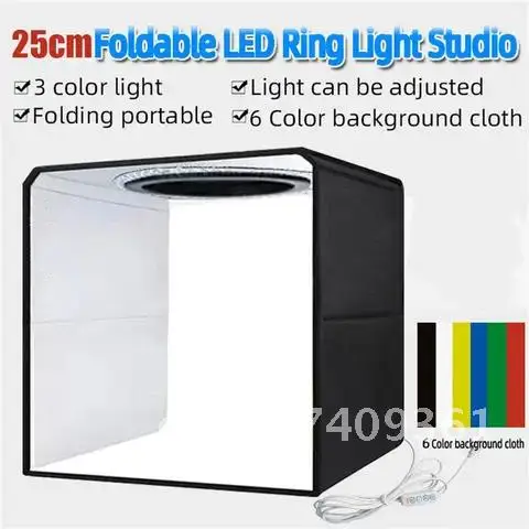 Lightbox Mini Photo Studio 3 Model LED Light Softbox Photography Folding Shooting Tent Box Kit & 6 Colors Backdrops Background
Lightbox Mini Photo Studio 3 Model LED Light Softbox Photography Folding Shooting Tent Box Kit & 6 Colors Backdrops Background