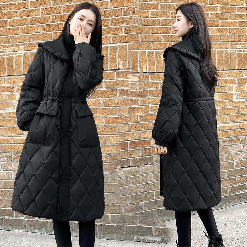 Winter New Fashion Women Down cotton jacket Thickened Mid Length Warm Coat 2023 Women High End Puffer Women Overcoat Parker Coat
Winter New Fashion Women Down cotton jacket Thickened Mid Length Warm Coat 2023 Women High End Puffer Women Overcoat Parker Coat