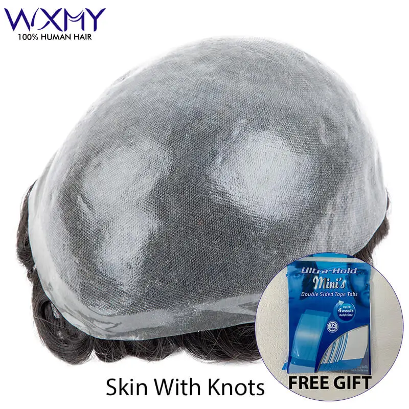 Toupee Men Full PU Men's Wigs Male Hair Prosthesis Durable Skin With Knot Natural Human Hair Wig For Men Protesis Capilar Hombre
Toupee Men Full PU Men's Wigs Male Hair Prosthesis Durable Skin With Knot Natural Human Hair Wig For Men Protesis Capilar Hombre