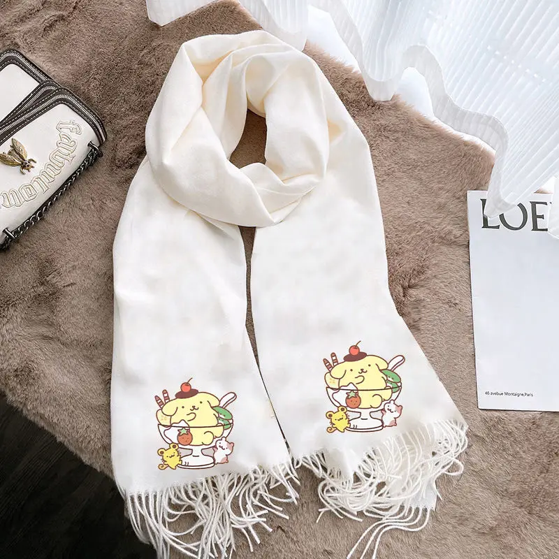 Kawaii Sanrio Anime Scarf Cute Pompompurin Cartoon Exquisite Fashion Antifreeze Windproof Thickening Warm Scarf Gifts for Girls
Kawaii Sanrio Anime Scarf Cute Pompompurin Cartoon Exquisite Fashion Antifreeze Windproof Thickening Warm Scarf Gifts for Girls