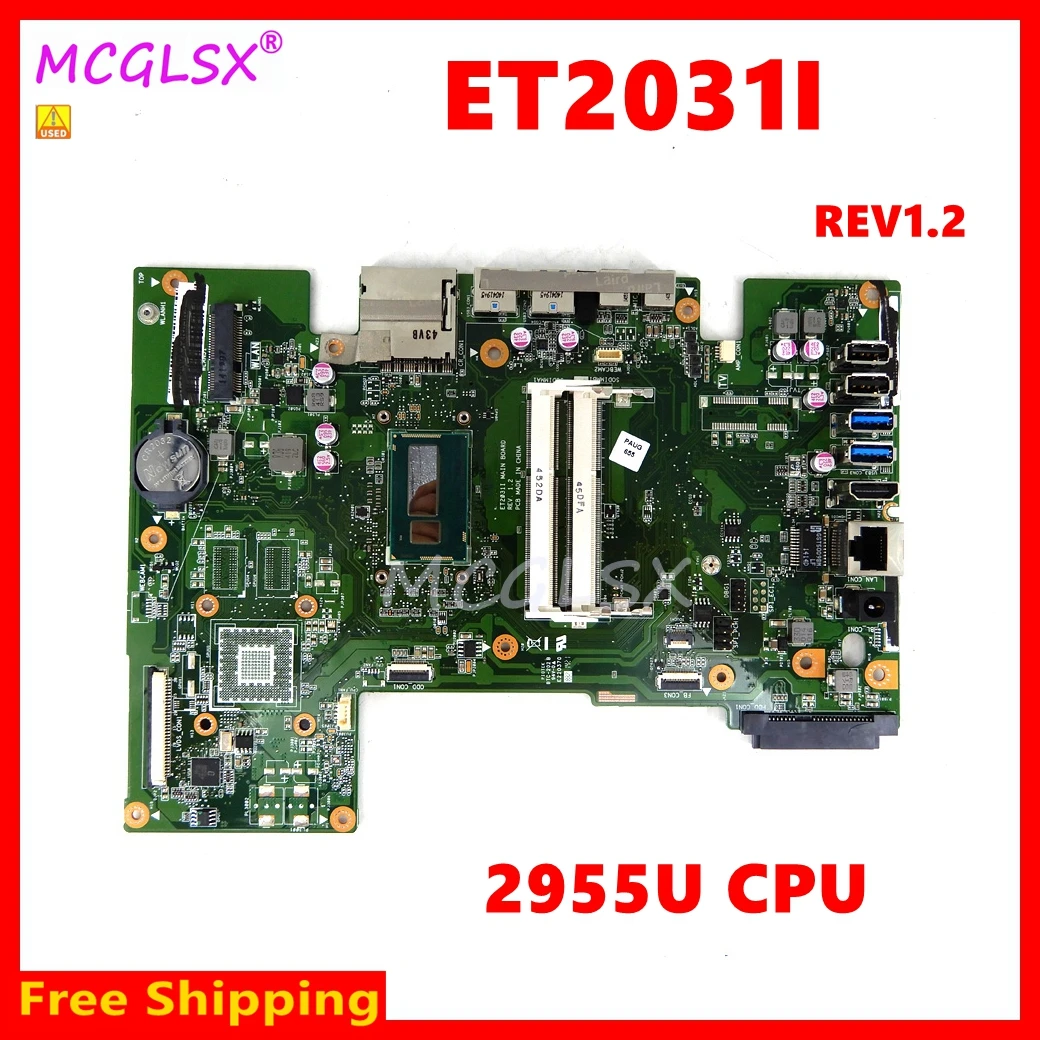 ET2031I с материнской платой 2955U REV 1,2 для Asus ET2013I материнская плата 100% хорошо используется
ET2031I с материнской платой 2955U REV 1,2 для Asus ET2013I материнская плата 100% хорошо используется