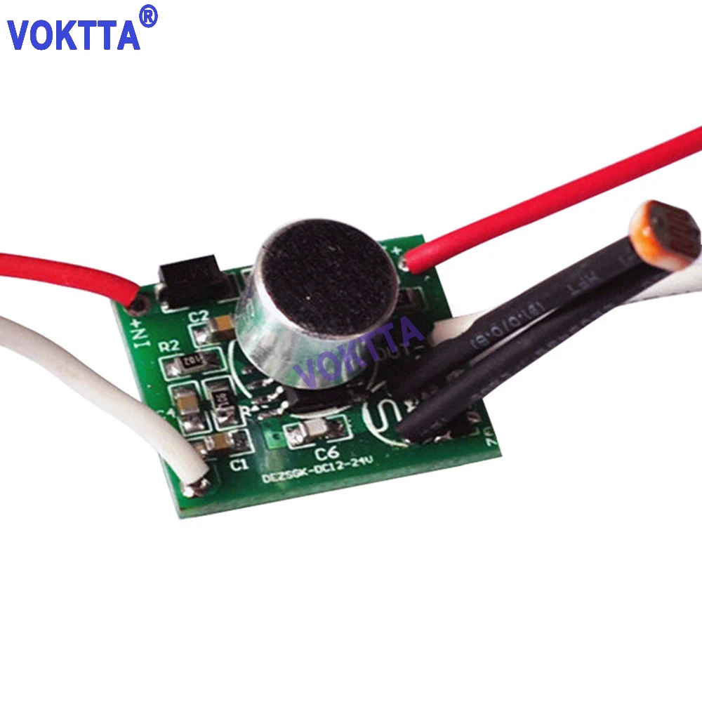 Low Voltage Sound And Light Control Switch Module DC Sound-Light Control Sensor DC 3V-30V LED Driver Photosensitive Voice Switch
Low Voltage Sound And Light Control Switch Module DC Sound-Light Control Sensor DC 3V-30V LED Driver Photosensitive Voice Switch