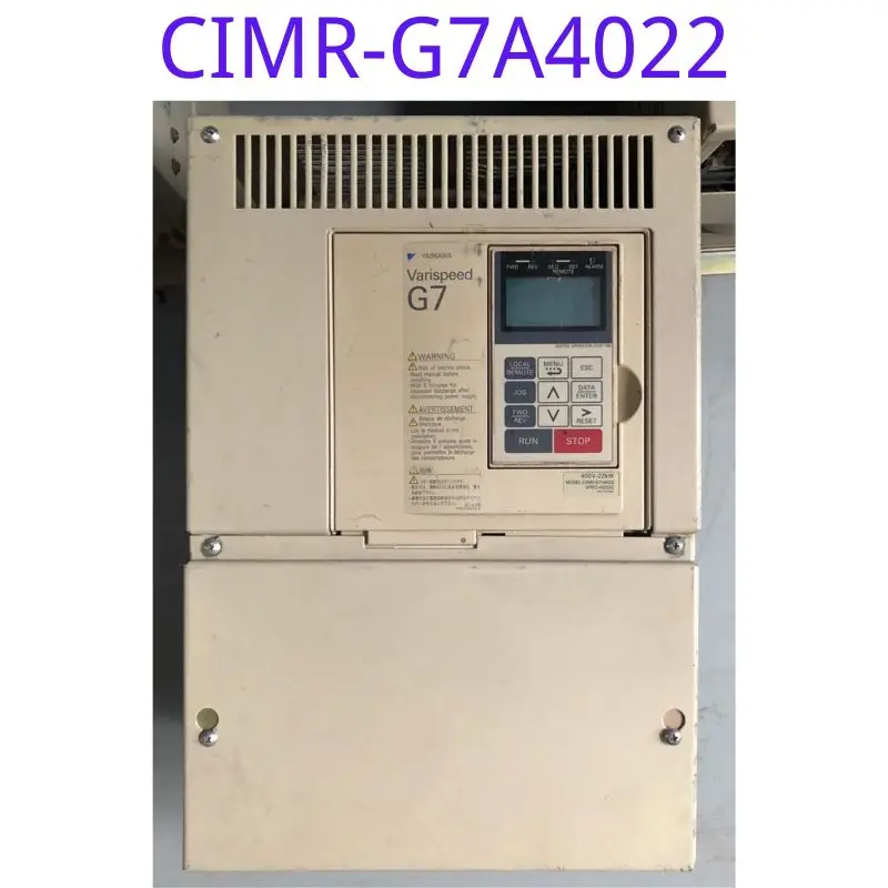 Б/у преобразователь частоты серии G7 CIMR-G7A4022 22 кВт 380 В, функциональный тест в целости
Б/у преобразователь частоты серии G7 CIMR-G7A4022 22 кВт 380 В, функциональный тест в целости