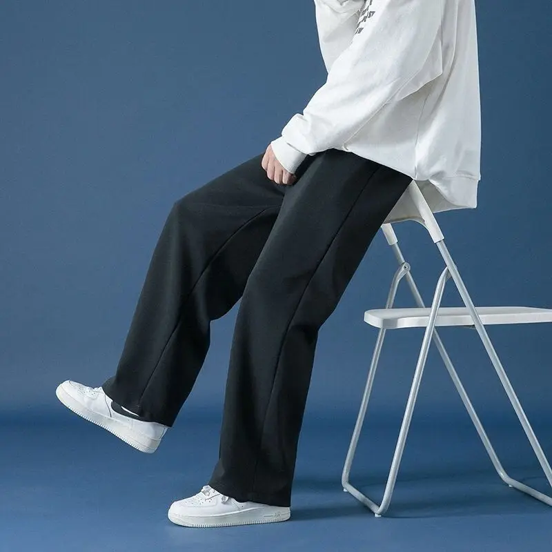 Мужские повседневные спортивные штаны на весну и лето, тонкие свободные трендовые спортивные штаны, прямые однотонные длинные брюки с широкими штанинами для отдыха Q426
Мужские повседневные спортивные штаны на весну и лето, тонкие свободные трендовые спортивные штаны, прямые однотонные длинные брюки с широкими штанинами для отдыха Q426